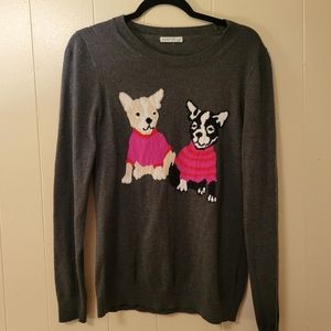 J. Crew dog sweater